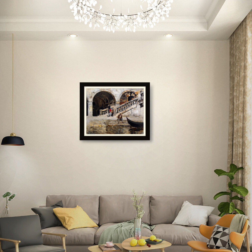 Quiet Moments By The Water - Framed Wall Art