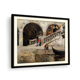 Quiet Moments By The Water - Framed Wall Art