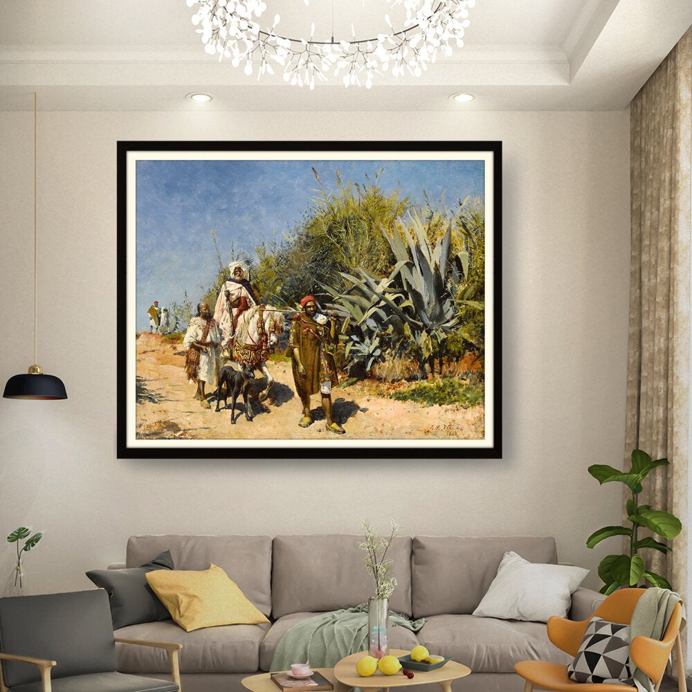 Kiran - Valipa - Journey Through The Landscape - Framed Wall Art