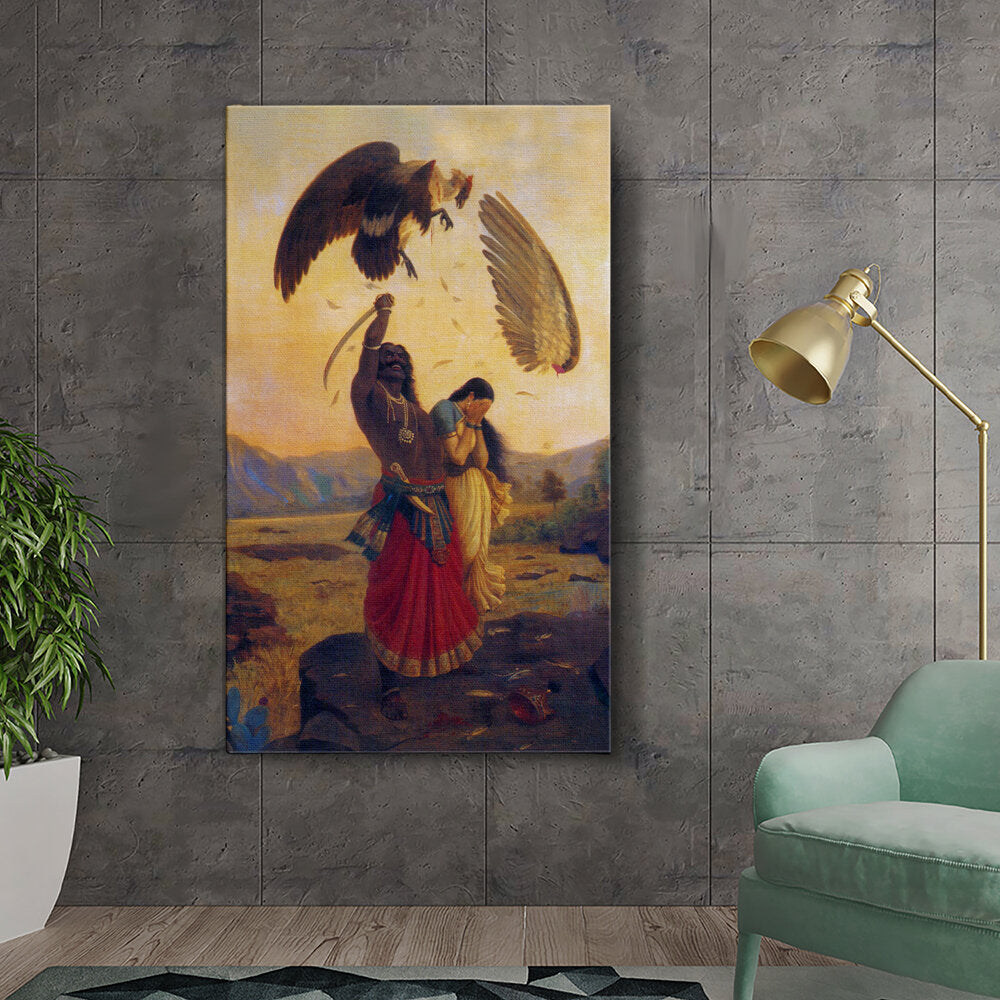 Kiran - Valipa - The Battle Of The Birds - Wall Canvas