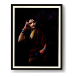 Pensive Beauty - Framed Wall Art