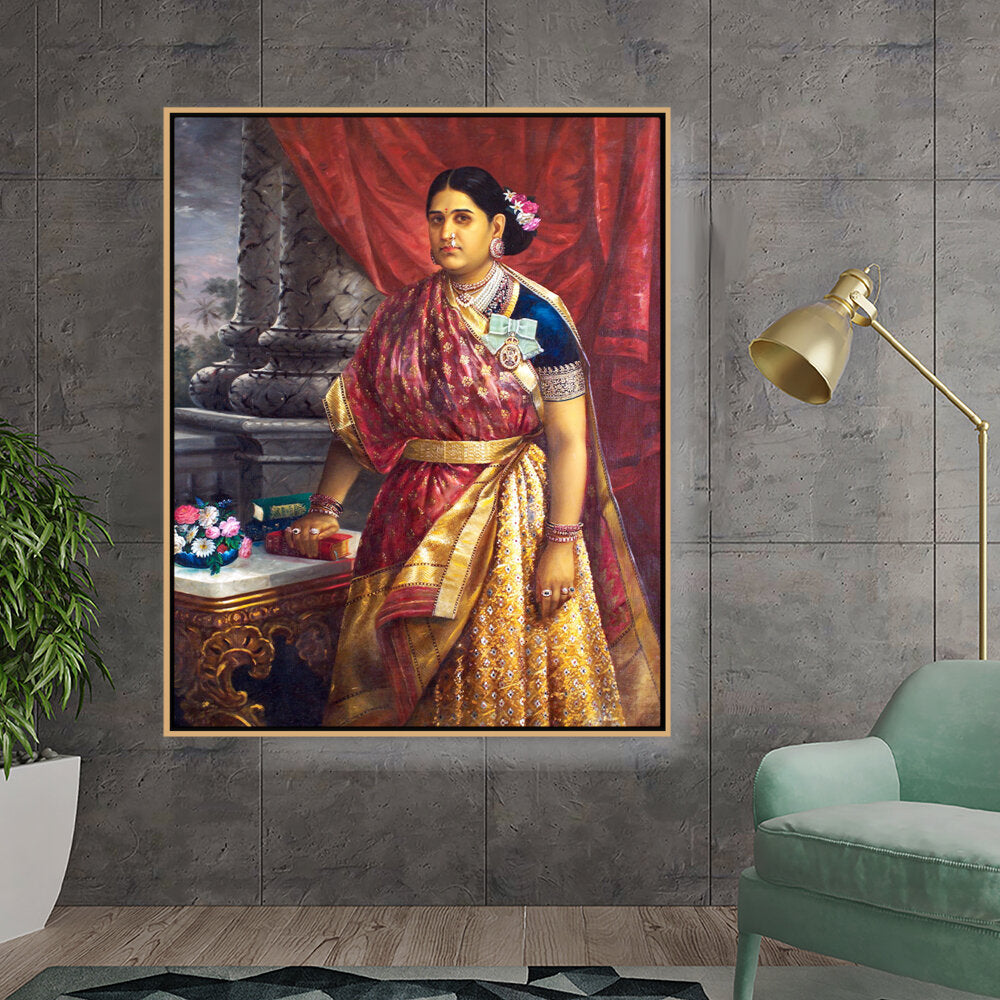 Kiran - Valipa - Royal Elegance2 - Floating Framed Canvas