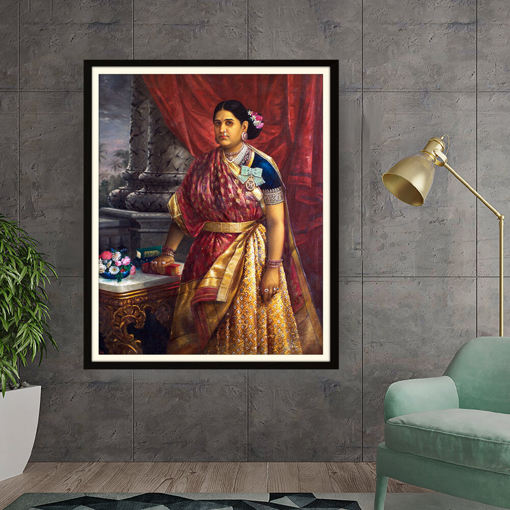 Kiran - Valipa - Royal Elegance2 - Framed Wall Art