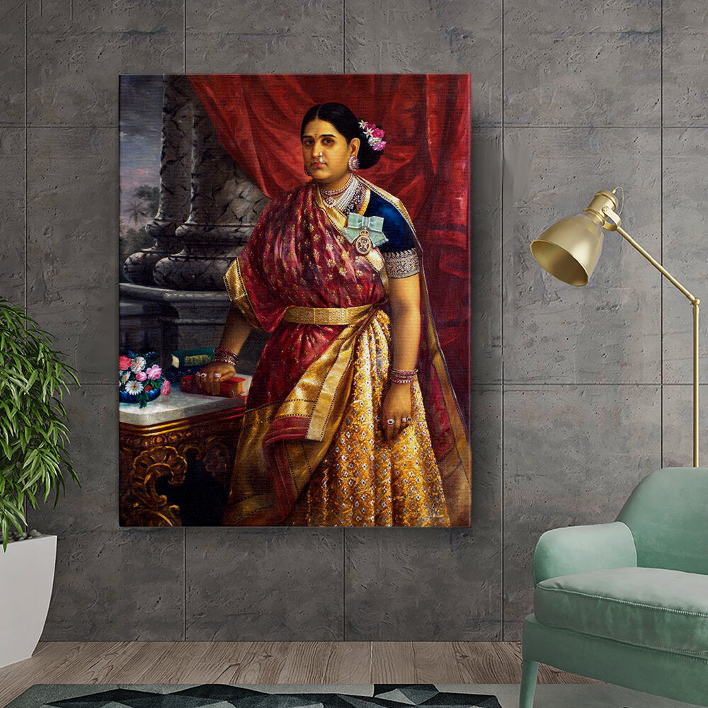 Kiran - Valipa - Royal Elegance2 - Wall Canvas