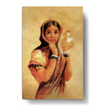 The Girl With The Pot - Wall Canvas