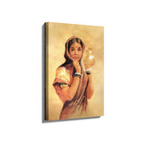 The Girl With The Pot - Wall Canvas