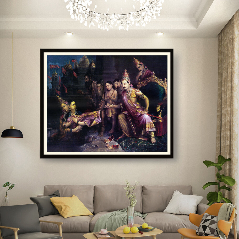 Kiran - Valipa - The Divine Council - Framed Wall Art