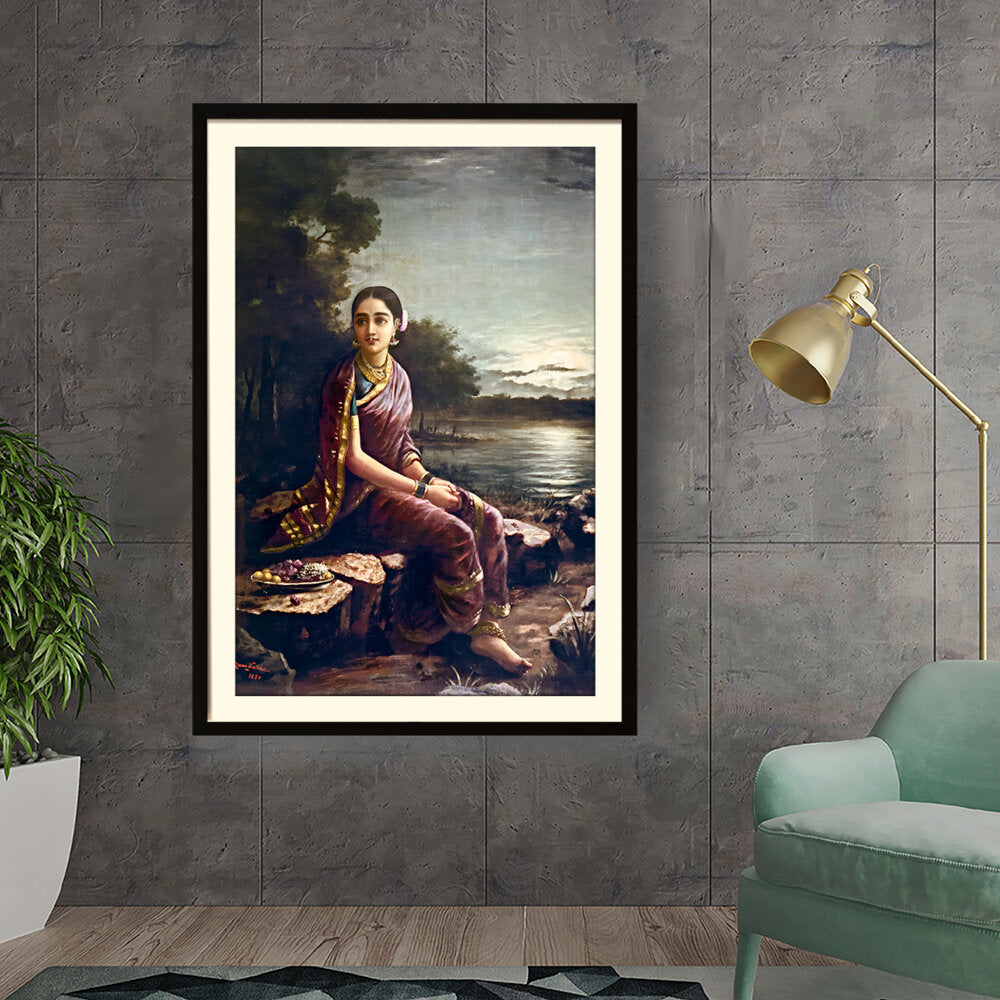 Kiran - Valipa - Evening Reflection - Framed Wall Art