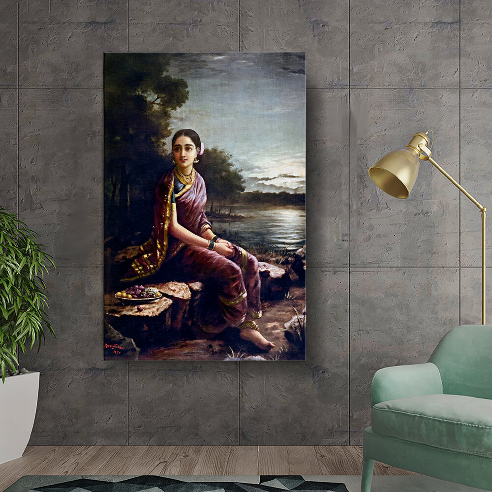 Kiran - Valipa - Evening Reflection - Wall Canvas