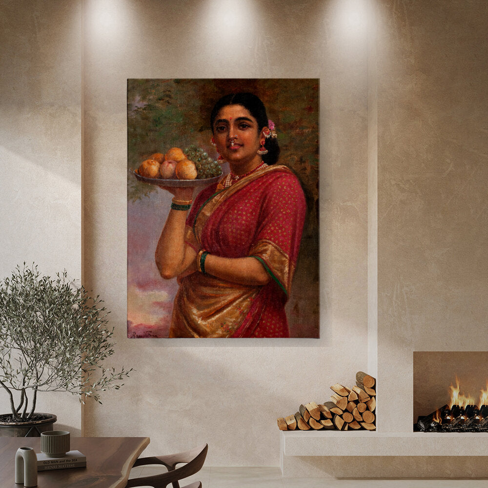 Woman With Fruits
