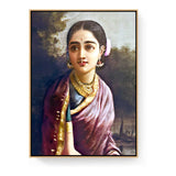 Graceful Elegance - Floating Framed Canvas