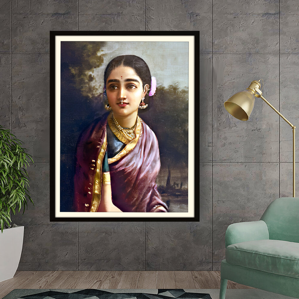 Kiran - Valipa - Graceful Elegance - Framed Wall Art