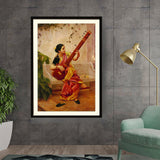 Kiran - Valipa - Melodic Elegance - Framed Wall Art