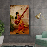 Kiran - Valipa - Melodic Elegance - Wall Canvas