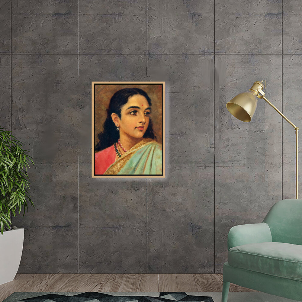 Portrait Of Elegance - Floating Framed Canvas