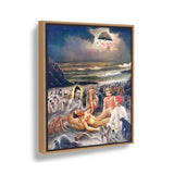 The Healing Touch Of Divine - Floating Framed Canvas
