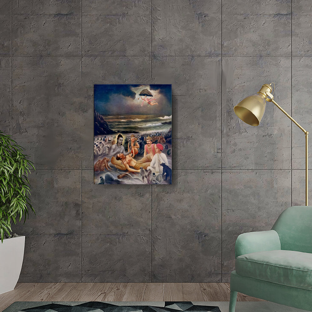 The Healing Touch Of Divine - Wall Canvas