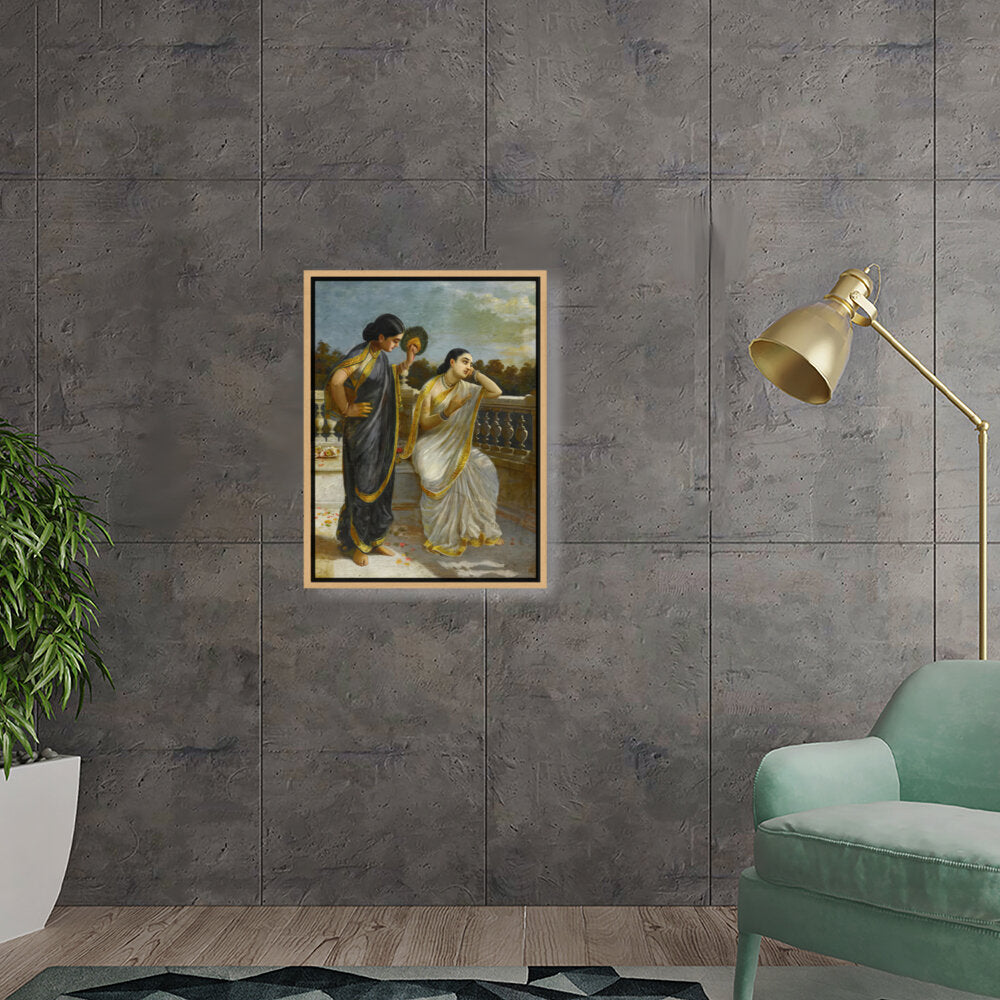 Whispers Of Elegance - Floating Framed Canvas