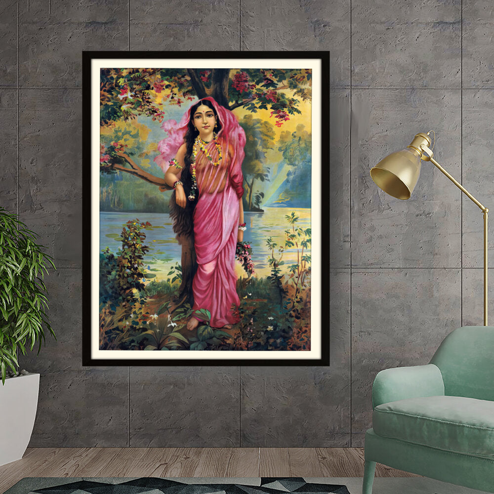Kiran - Valipa - Elegance By The Lake - Framed Wall Art