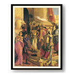 Courtly Encounter - Framed Wall Art
