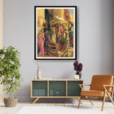 Courtly Encounter - Framed Wall Art