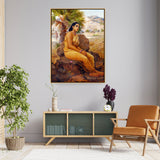 Serene Reflection - Floating Framed Canvas