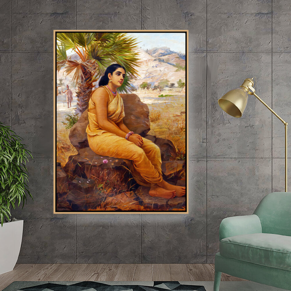 Kiran - Valipa - Serene Reflection - Floating Framed Canvas
