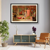The Royal Court Scene - Framed Wall Art