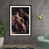 Kiran - Valipa - Majestic Ruler - Framed Wall Art