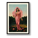 Lotus Goddess - Framed Wall Art