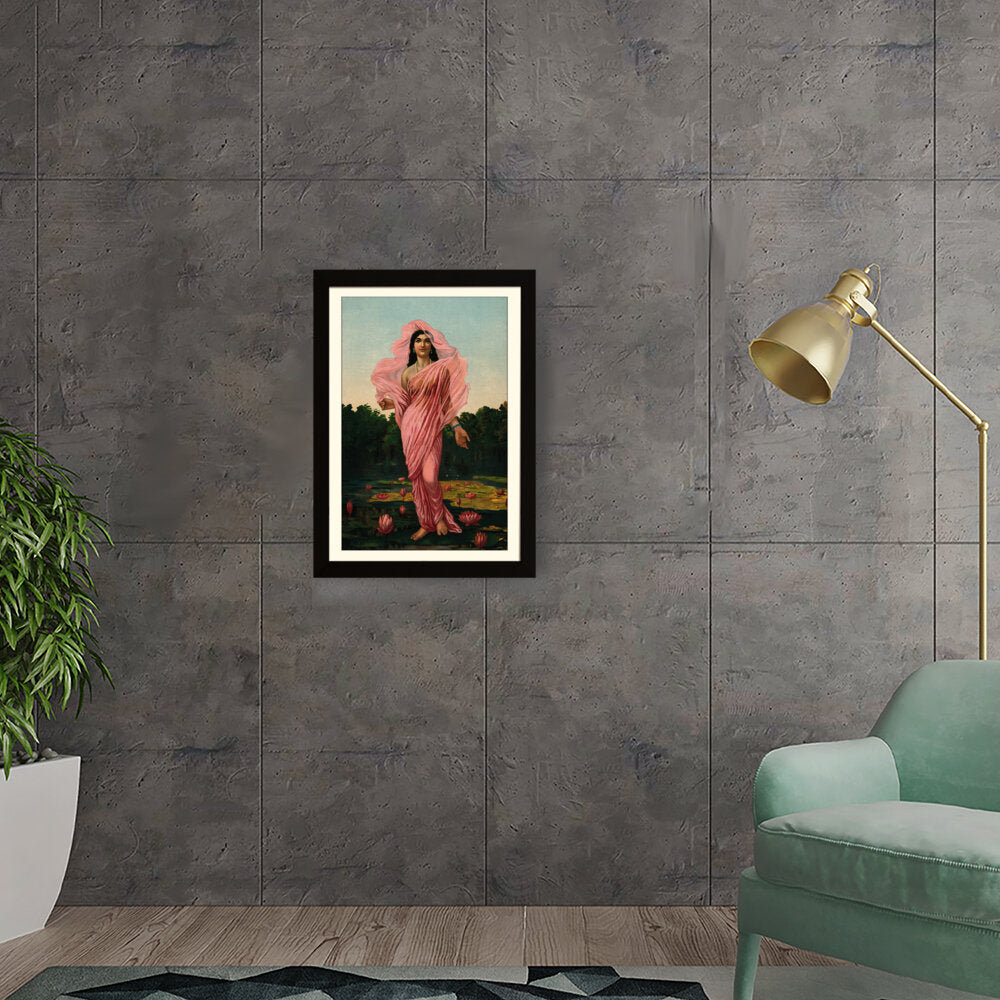 Lotus Goddess - Framed Wall Art