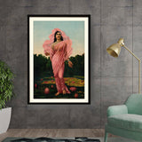 Kiran - Valipa - Lotus Goddess - Framed Wall Art