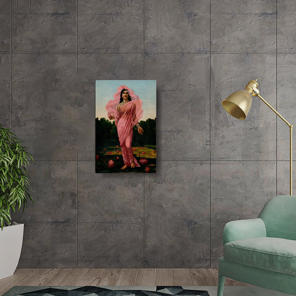Lotus Goddess - Wall Canvas