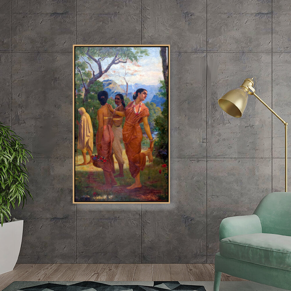 Women In Harmony - Floating Framed Canvas