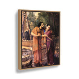 Eternal Embrace - Floating Framed Canvas