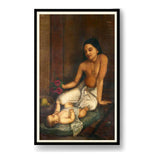Mother And Child - Framed Wall Art