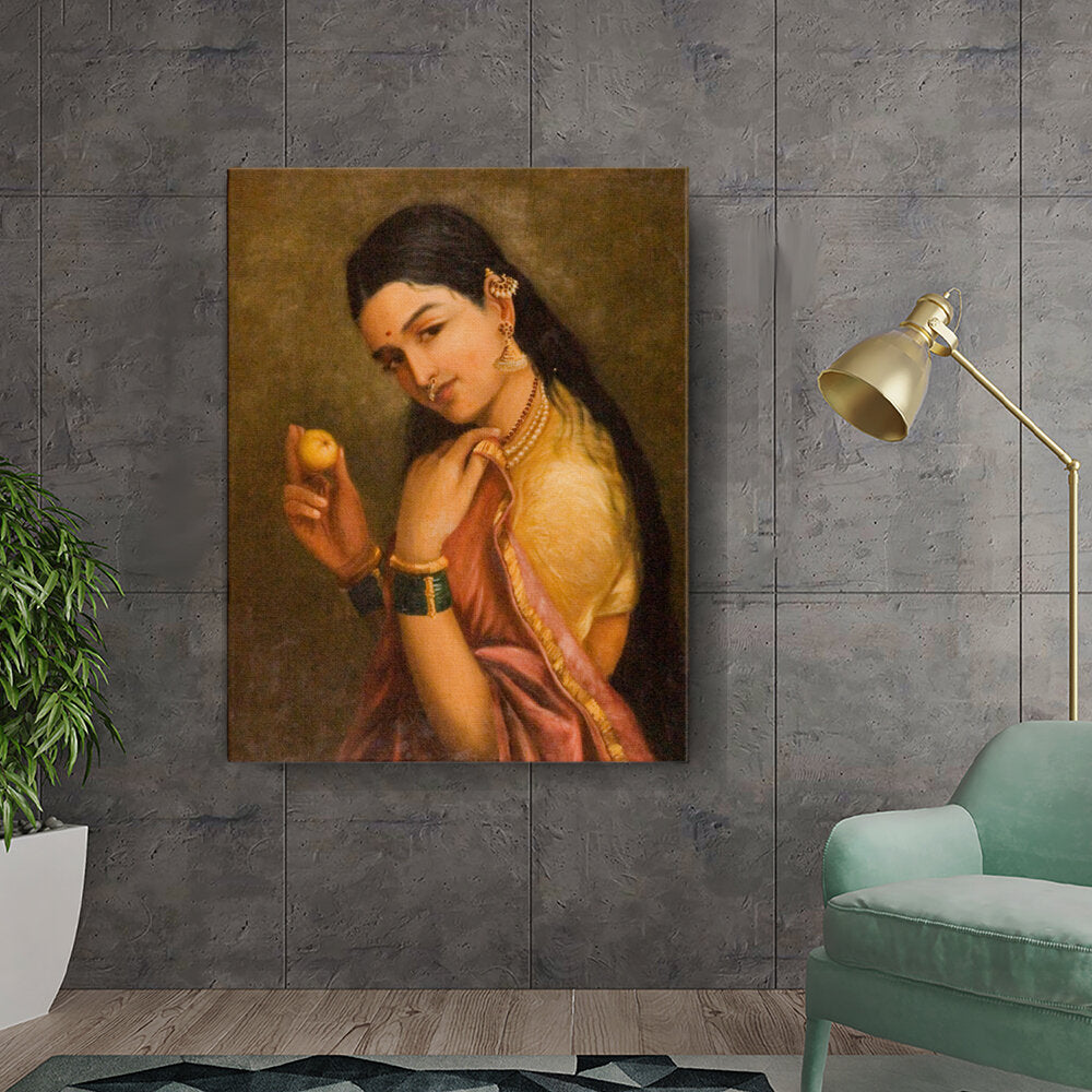Woman Holding A Fruit1