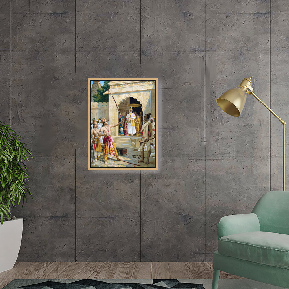 The Royal Procession - Floating Framed Canvas