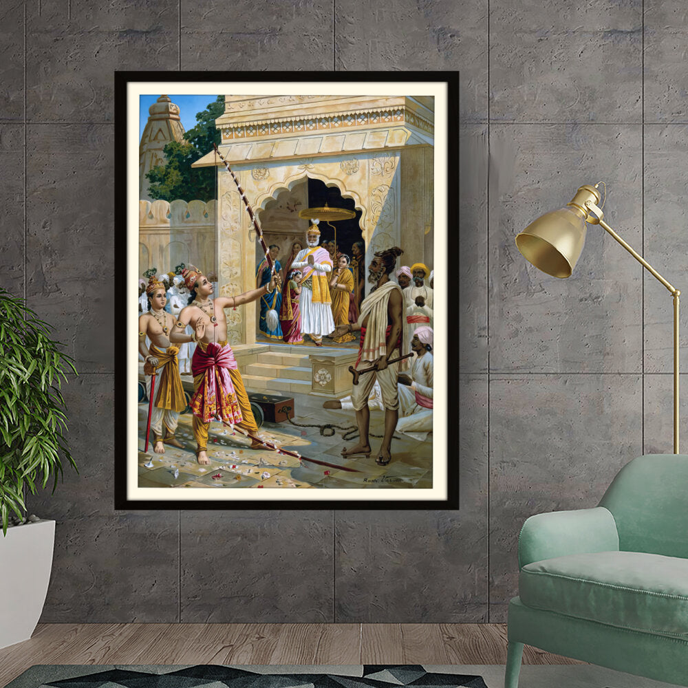 Kiran - Valipa - The Royal Procession - Framed Wall Art