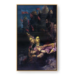 Divine Embrace - Floating Framed Canvas