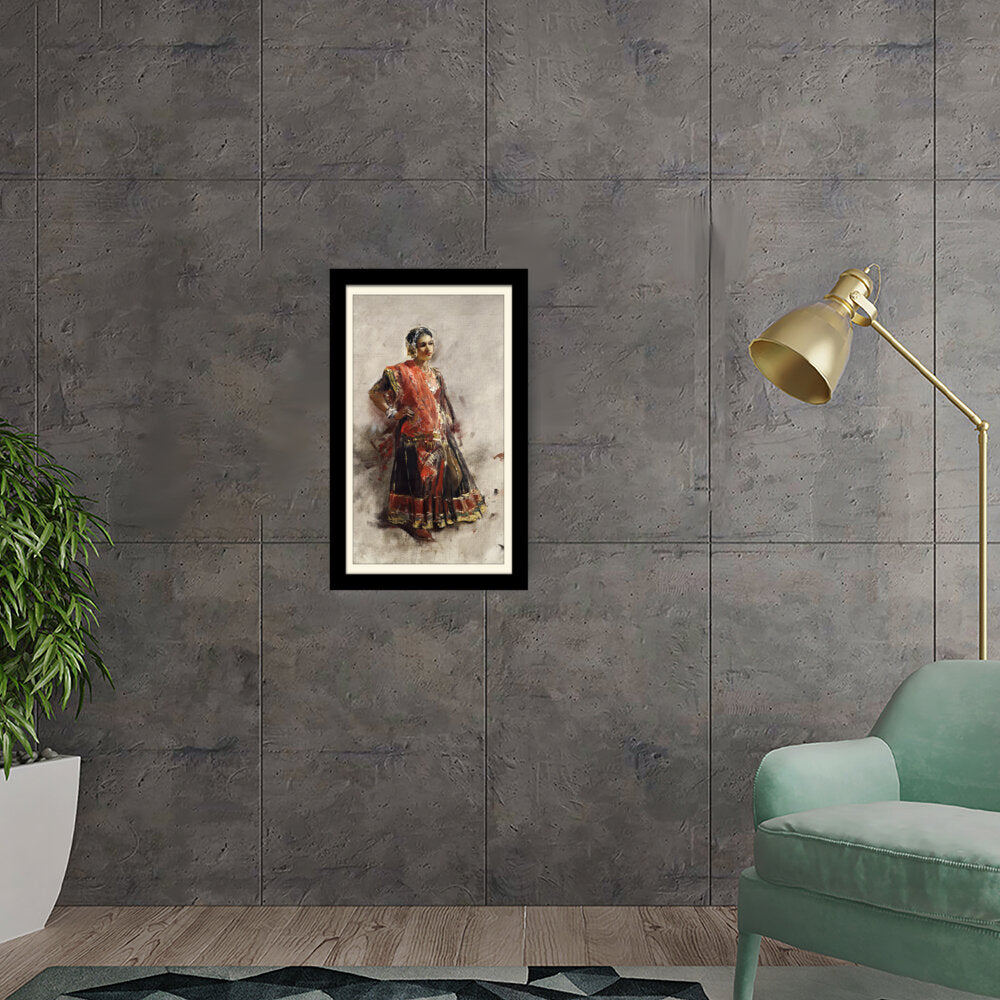 Elegance In Red - Framed Wall Art