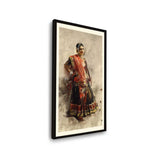Elegance In Red - Framed Wall Art
