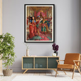 Royal Encounter - Framed Wall Art