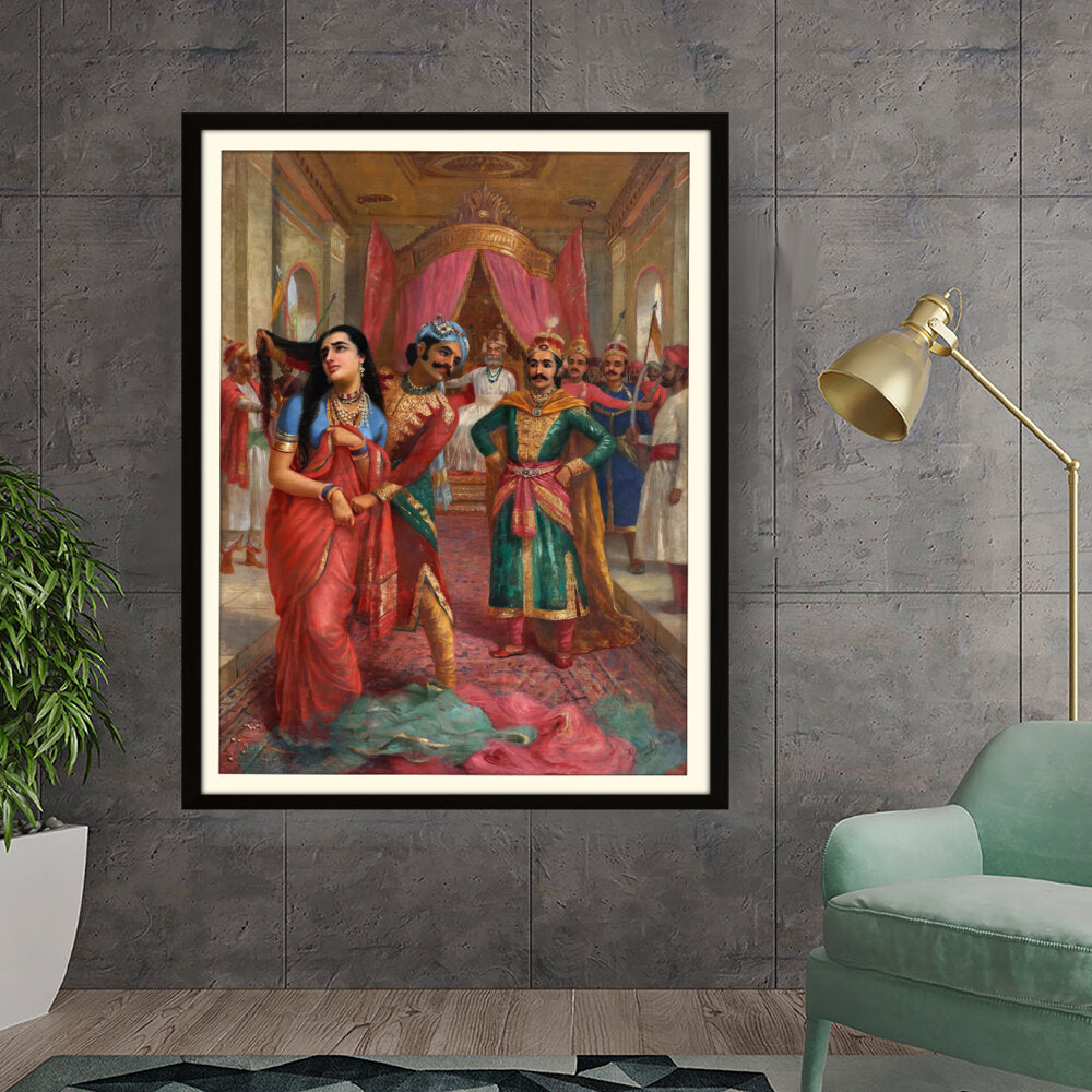 Kiran - Valipa - Royal Encounter - Framed Wall Art