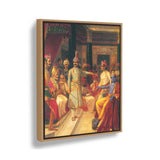 The Court Of The King - Floating Framed Canvas