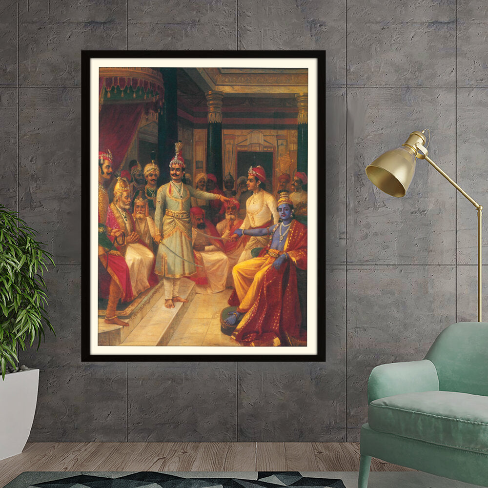 Kiran - Valipa - The Court Of The King - Framed Wall Art