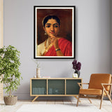 The Thoughtful Woman - Framed Wall Art