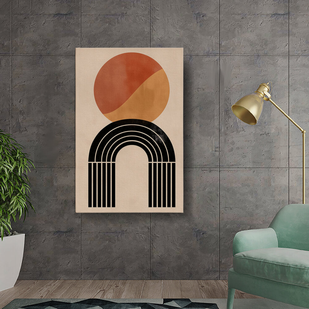 Abstract Circle And Arch