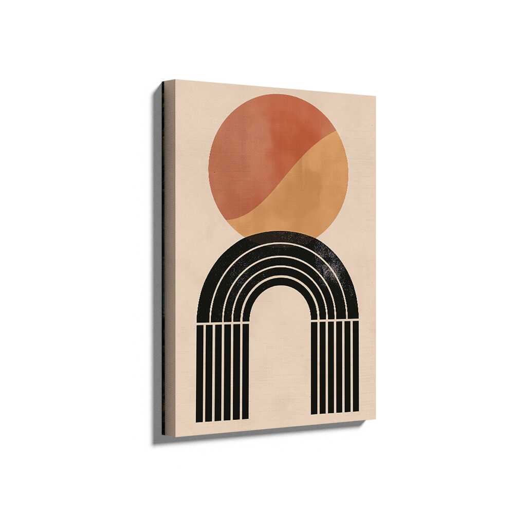 Picasoul - Picasoul Curated - Abstract Circle And Arch - Wall Decor