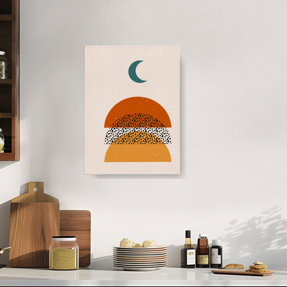 Abstract Burger Composition